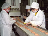 Росстат: производство продуктов питания в России за год замедлилось Росстат: производство продуктов питания в России за год замедлилось