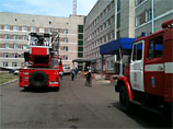 Пожар произошел в воскресенье в медсанчасти N4 на улице Воровского в Омске