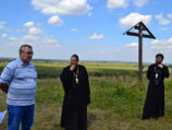 В Рязанской области на территории, принадлежащей язычникам, изрубили православный крест
