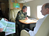 Путин посетил учения в ВВО, облетев их на вертолете вместе с Шойгу