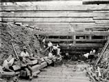 Строительство станции Сент-Панкрас, август 1867 года
