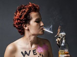 Освобожденная из тюрьмы активистка Femen взялась за старое: разделась и призвала к восстанию