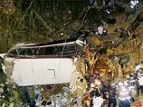 В Гватемале автобус рухнул с высоты 220 метро: погибли десятки человек