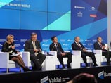 Владимир Путин принимает участие в итоговой пленарной сессии международного дискуссионного клуба "Валдай" Владимир Путин принимает участие в итоговой пленарной сессии международного дискуссионного клуба "Валдай"