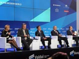 Владимир Путин принял участие в итоговой пленарной сессии международного дискуссионного клуба "Валдай"