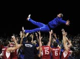 Российские волейболисты впервые в истории стали чемпионом Европы