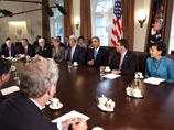 Барак Обама на заседании правительства, 30 сентября 2013 года Барак Обама на заседании правительства, 30 сентября 2013 года
