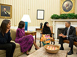 Барак Обама встретился с юной пакистанской правозащитницей Малалой Юсуфзай
