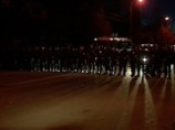 Ситуация в Бирюлево Западное нормализовалась, возле ТЦ "Бирюза" после полуночи никого не осталось