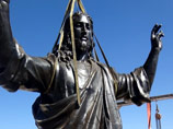 В Сирии при участии РПЦ на вершине горы установили статую Христа