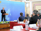 Путин провел семинар для российских мэров и согласился ответить на вопросы, предупредив: "Денег нет" Путин провел семинар для российских мэров и согласился ответить на вопросы, предупредив: "Денег нет"
