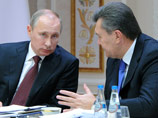 Владимир Путин и Виктор Янукович, 24 октября 2013 года Владимир Путин и Виктор Янукович, 24 октября 2013 года
