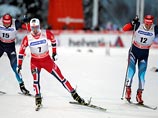 Российские лыжники завоевали две медали Кубка мира в гонке преследования