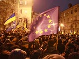 Оппозиция заявила о перенесении эпицентра акций протеста к зданию администрации президента Украины на улице Банковой в центре Киева