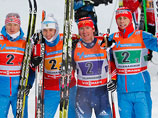 Российские лыжники выиграли эстафету в Лиллехаммере