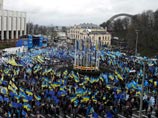 В Киеве началась крупнейшая акция сторонников Януковича - в сотнях метров от Евромайдана
