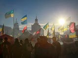 В центре столицы Украины Киева в воскресенье готовятся сразу две массовые акции, организованные политическими противниками