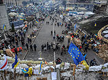 Активисты "Евромайдана" собирают "народное вече" из-за визита Януковича в Москву