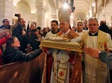 В Вифлееме на Рождество молились о мире на Ближнем Востоке В Вифлееме на Рождество молились о мире на Ближнем Востоке