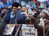 Большинство россиян считает, что украинцы вышли на "Евромайдан" под влиянием Запада