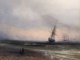 В столице Киргизии из музея похищена картина Ивана Айвазовского "Морской пейзаж в Крыму" 1866 года