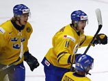 На льду "Мальмё Арены" сборная Швеция в первом полуфинальном матче молодежного чемпионата мира по хоккею переиграла команду России