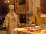 Богослужение в главном православном храме России возглавил патриарх Кирилл