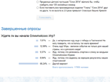 На сайте Олимпиады в Сочи закрыт опрос о том, с каким нетерпением посетители ждут начала Игр. На момент закрытия за все пункты проголосовало 107% участников На сайте Олимпиады в Сочи закрыт опрос о том, с каким нетерпением посетители ждут начала Игр. На момент закрытия за все пункты проголосовало 107% участников