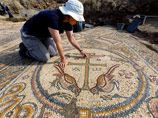 В Израиле обнаружен уникальный византийский храм с хорошо сохранившимися мозаиками
