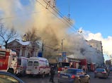 В центре Москвы у метро "Третьяковская" в Климентовском переулке днем в среду, 29 января, произошел крупный пожар