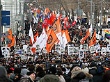Шествие в поддержку "болотных узников" прошло в Москве. Плакаты об Олимпиаде запретили