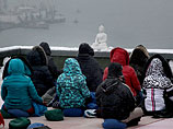 Буддисты медитировали в поддержку Орлиной сопки во Владивостоке