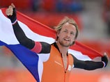 Голландские конькобежцы заняли весь пьедестал почета забега на 500 метров