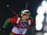 Биатлонистка Домрачева завоевала для Белоруссии золото в олимпийском пасьюте
