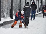 Сильный снег начался в московском регионе во вторник днем и шел восьми часов вечера