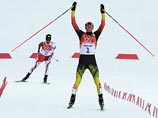 Френцель, улетевший дальше всех на среднем трамплине, в ходе 10-километровой лыжной гонки легко убежал от преследовавшего его японца Акито Ватабе и завоевал олимпийское золото
