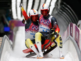 Немецкие саночники Вендль и Арльт - олимпийские чемпионы в состязаниях двоек