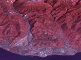 NASA сфотографировало олимпийский Сочи из космоса: островок иллюминации среди горной тьмы