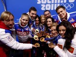 Фигуристы завоевали для России золото и серебро домашней Олимпиады
