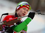 Биатлонистка Дарья Домрачева выиграла в Сочи вторую гонку подряд Биатлонистка Дарья Домрачева выиграла в Сочи вторую гонку подряд