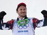 Россиянин Николай Олюнин завоевал серебряную медаль в сноуборд-кроссе на Олимпийских играх - 2014 в Сочи