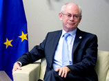 Председатель Европейского Совета Херман ван Ромпей сообщил, что из-за ситуации на Украине и, в частности, в Крыму, новое базовое соглашение по визам откладывается