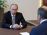 Открывая встречу, Владимир Путин попросил Лаврова доложить о ходе переговоров с зарубежными партнерами по ситуации на Украине