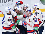 Санкт-петербургский СКА стал первым четвертьфиналистом розыгрыша Кубка Гагарина сезона-2013/14