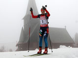 Биатлонистка Вилухина финишировала третьей на этапе Кубка мира