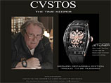 Эксклюзивные часы изготовила компания Cvstos, опубликовавшая фотографию с Депардье, который объявлен новым лицом марки