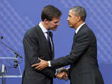 Поездка Обамы в Европу началась с переговоров с премьер-министром Нидерландов Марком Рютте