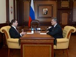 Дмитрий Медведев и Сергей Аксенов, 31 марта 2014 года