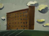 По словам художника, серия началась в 2008-2009 году. Поначалу это были живописные зарисовки о новой Москве - строительство небоскребов и их соотношение с московскими домами сталинского времени