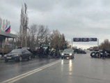Под Славянском силы самообороны захватили грузовик с боекомплектами для "Града"